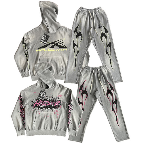 Hellstar Studios brainwashed hoodie with brain 洗水卫衣长裤