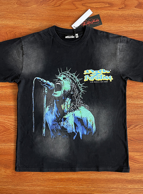 HELLSTAR STUDIOS King of Rock and Roll 纯棉休闲短袖T恤