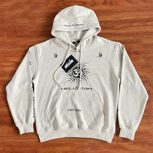 Hellstar Studios 美式街头潮牌冥想主题连帽卫衣