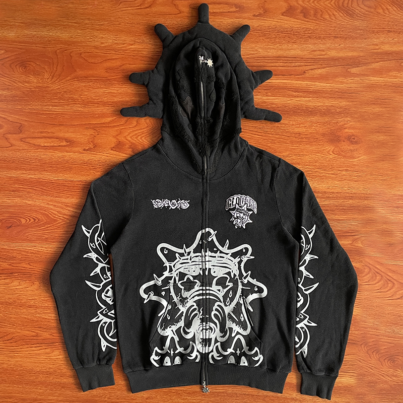 Glo Gang Eroded Glo Thermal Hoodie 饮料卡通休闲洗水连帽卫衣