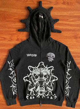 Glo Gang Eroded Glo Thermal Hoodie 饮料卡通休闲洗水连帽卫衣
