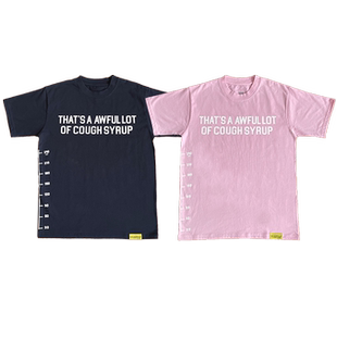 Awful Lot 简约字母印花短袖 T恤 Syrup Cough That