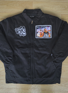 TUFF CROWD 明星同款 Embroidered Jacket 重工艺刺绣棉衣夹克
