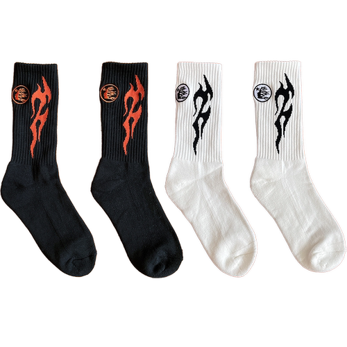 Hellstar Studios Classic Socks 休闲刺绣运动纯棉中筒袜