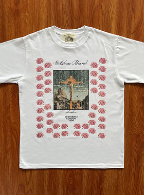 Vertabrae shepherd tank 人像印花纯棉短袖T恤