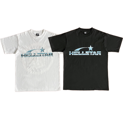 Hellstar Studios Metal stainless steel Tee 金属大logo短袖T恤