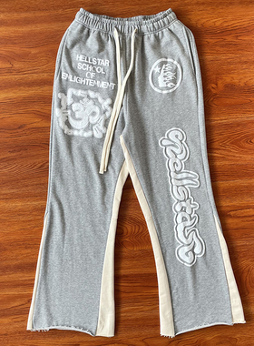 Hellstar Studios Yoga Flare pants 拼接运动休闲长裤喇叭裤脚