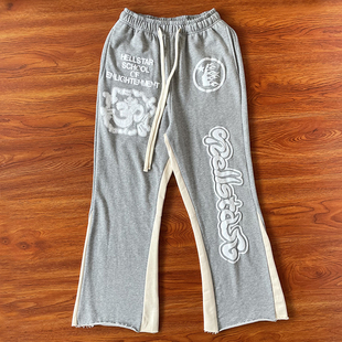 Hellstar Studios Yoga Flare pants 拼接运动休闲长裤喇叭裤脚