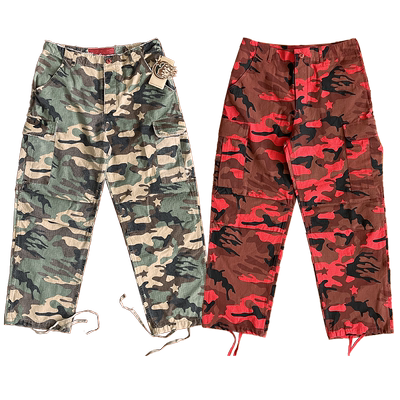 Hellstar Studios Capsule 11 Camo Cargo pants刺绣休闲工装长裤
