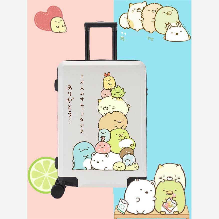 儿童行李箱女孩卡通密码箱轻便登机箱可爱角落生物小马宝莉拉杆箱