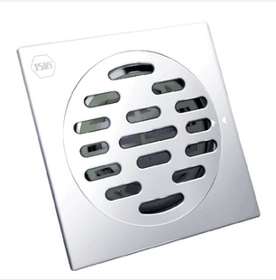 德高巧匠四防抗菌防臭防返水防蚊虫不锈钢纯铜镀铬地漏