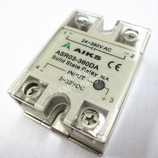 【AIKS香港爱克斯】ASR03-360DA 直流控交流 60A 单相固态继电器