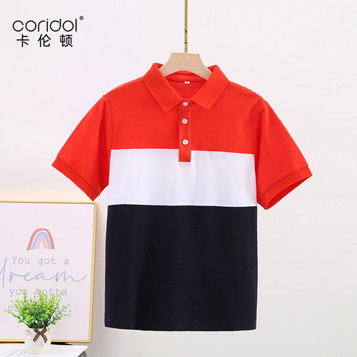 学生校服夏季短袖纯棉POLO衫