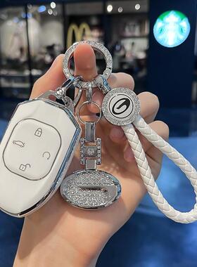 广汽传祺影豹汽车钥匙套女23款m8传奇二代GS8影酷包扣专用保护壳