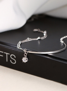 女双层手链轻奢小众闺蜜手镯礼物