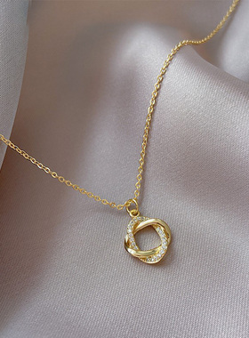 轻奢合金十字链女时尚四叶草