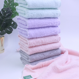 满19元 堡纳丝纯棉无捻纱超级柔软吸水干发巾干用毛巾面巾 包邮