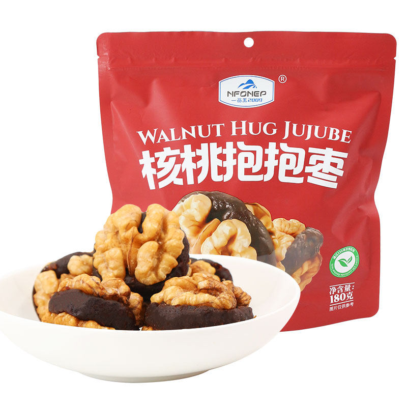一品玉核桃枣泥新疆特产独立小包装180g核桃抱抱枣干果零食即食