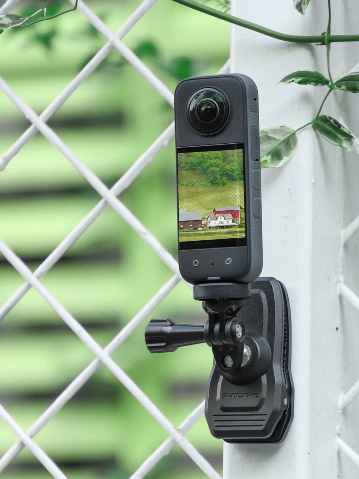 ACTION4 GO3 범용 자석 브래킷 360도 GOPRO12 액션 카메라 배낭 클립