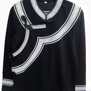 彝族服装男装绣花外套青年大学生演出服少数民族日常服饰上衣新款