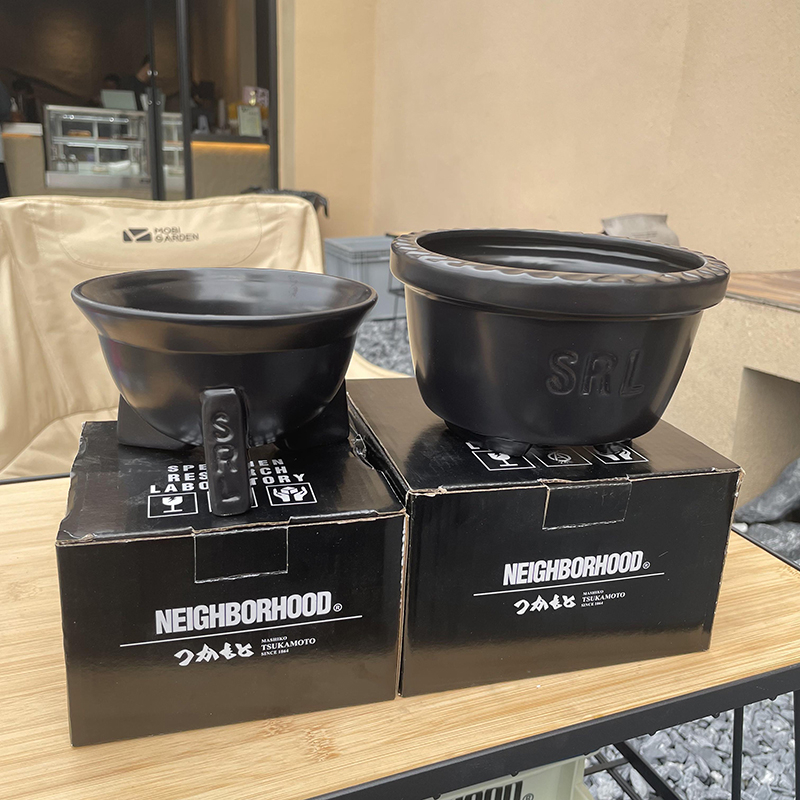 潮牌SRL NBHD 植物陶瓷花盆藤原浩龟甲象芽宫龙舌兰