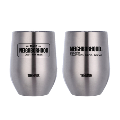 潮牌NBHD不锈钢蛋壳杯啤酒杯水杯双层真空U型蛋形鸡蛋杯