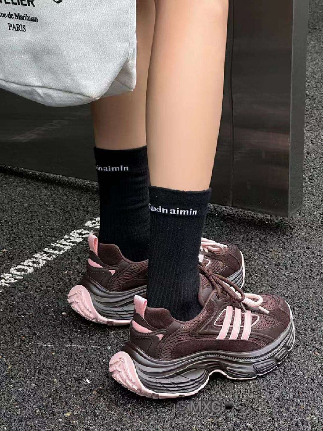 明星谷厚底老爹鞋女2024秋冬季新款韩版百搭拼色复古休闲鞋运动鞋