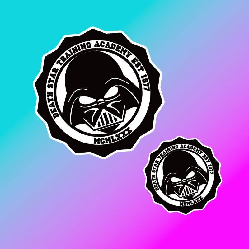 星球大战 黑勋爵 Darth Vader  摩托汽车装饰贴纸 划痕防水反光贴