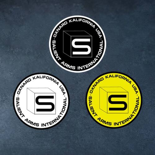 Salient arms international 水弹战术汽车军标贴 防水反光贴纸