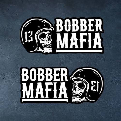 适用 凯旋 TRIUMPH BOBBER MAFIA 复古贴纸摩托车机车 油箱装饰贴