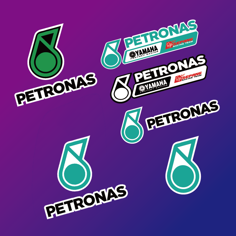 马石油petronas机油yamaha摩托车F1赞助商个性改装防水反光贴纸-封面