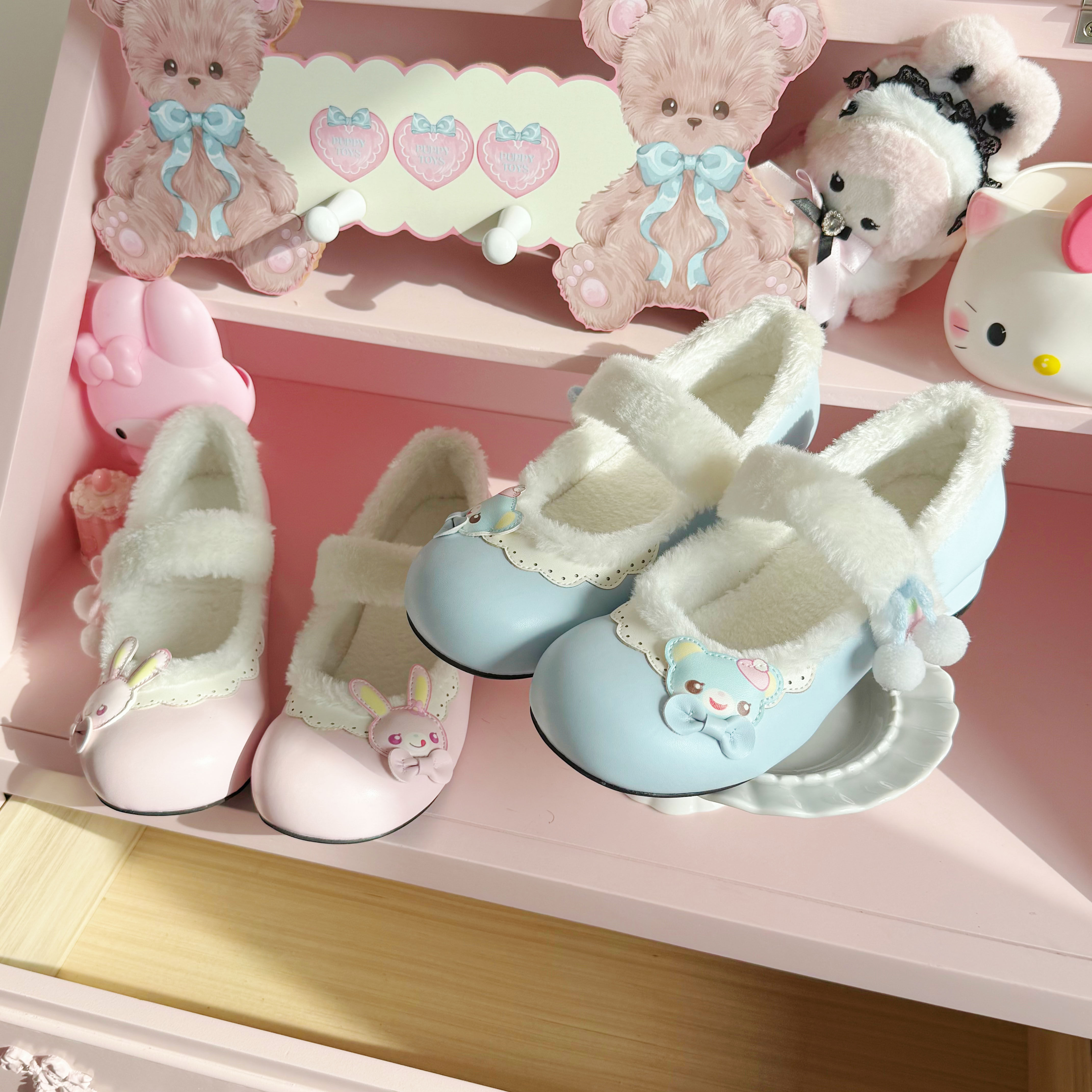 绒绒兔原创软萌可爱甜美少女冬季圆头Lolita鞋2025新款低跟毛毛鞋,模玩/动漫/周边/娃圈三坑/桌游,lolita洛丽塔鞋类,淘宝优惠券,粉丝福利购,淘宝优惠卷