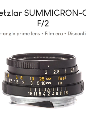 leica徕卡SUMMICRON-C 40mm F2遮光罩方形遮光罩