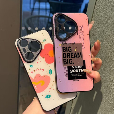 适i用Phone16手机壳OPPOreno13卡通步步高x200滴胶精孔华为mate 70保护套