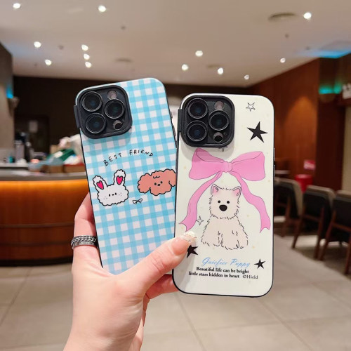 适用华为Mate 70新款萌彩手机壳iphone16电镀按键imdOPPOa5女y200