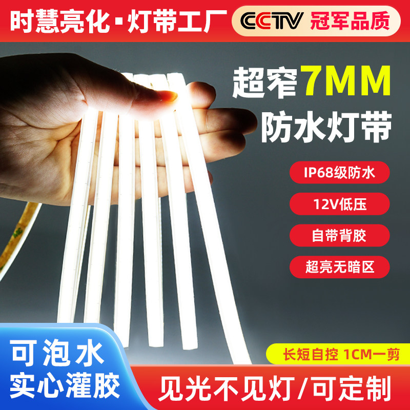 低压超窄户外防水灯带图片