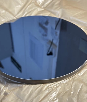 镀铝反射镜 H-K9L基底 R＞95%@532nm PV≤1/4 一面磨砂直径215*10