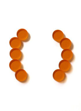 CB535 橙色滤光片 长波通 光学橙色玻璃535nm 35*9*2mm