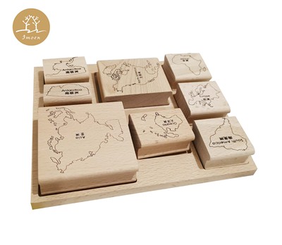 蒙台梭利教具科学印章蒙特梭利