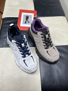 磨砂皮面加绒内里系带保暖舒适百搭老爹休闲鞋 台版 6.3cm跟 品质