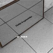 good today day黑色小号贴纸ins风灯箱玻璃镜子贴纸创意装 饰