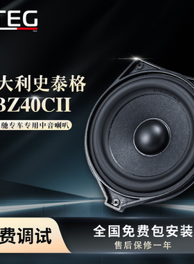 意大利STEG史泰格汽车音响奔驰BZ40CII中音喇叭全国免费包安装