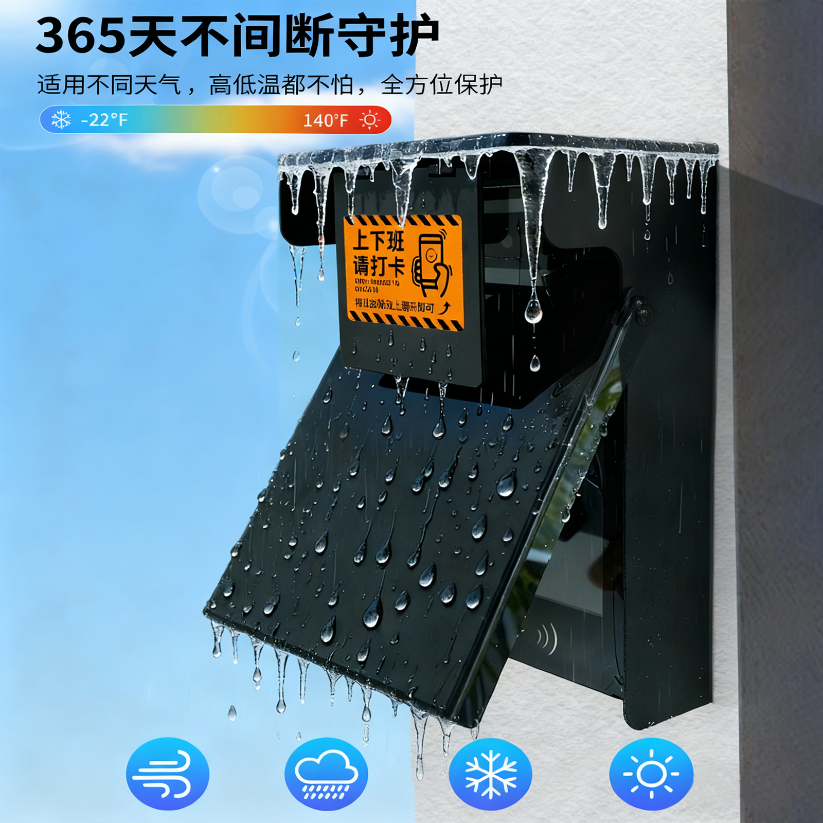 防频繁打卡门禁防止误打卡遮挡器