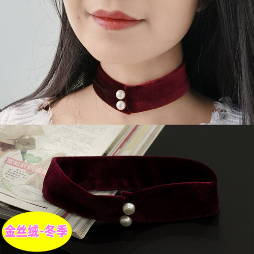 围脖韩版脖颈脖套脖带颈带颈围女