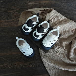【15--25码】儿童单鞋春秋季透气软底舒适板鞋男女婴儿宝宝学步鞋