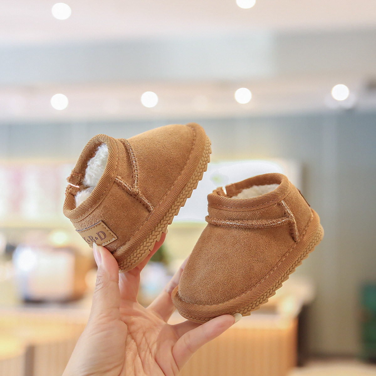 小步点婴儿雪地靴冬季保暖软底女宝宝学步鞋儿童棉鞋防滑男宝鞋子,童鞋/婴儿鞋/亲子鞋,婴儿步前鞋/袜鞋,淘宝优惠券,粉丝福利购,淘宝优惠卷