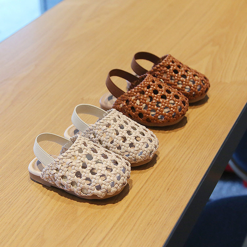 夏季宝宝鞋女童包头防踢编织凉鞋婴儿软底防滑学步鞋子镂空洞洞鞋,童鞋/婴儿鞋/亲子鞋,婴儿步前鞋/袜鞋,淘宝优惠券,粉丝福利购,淘宝优惠卷