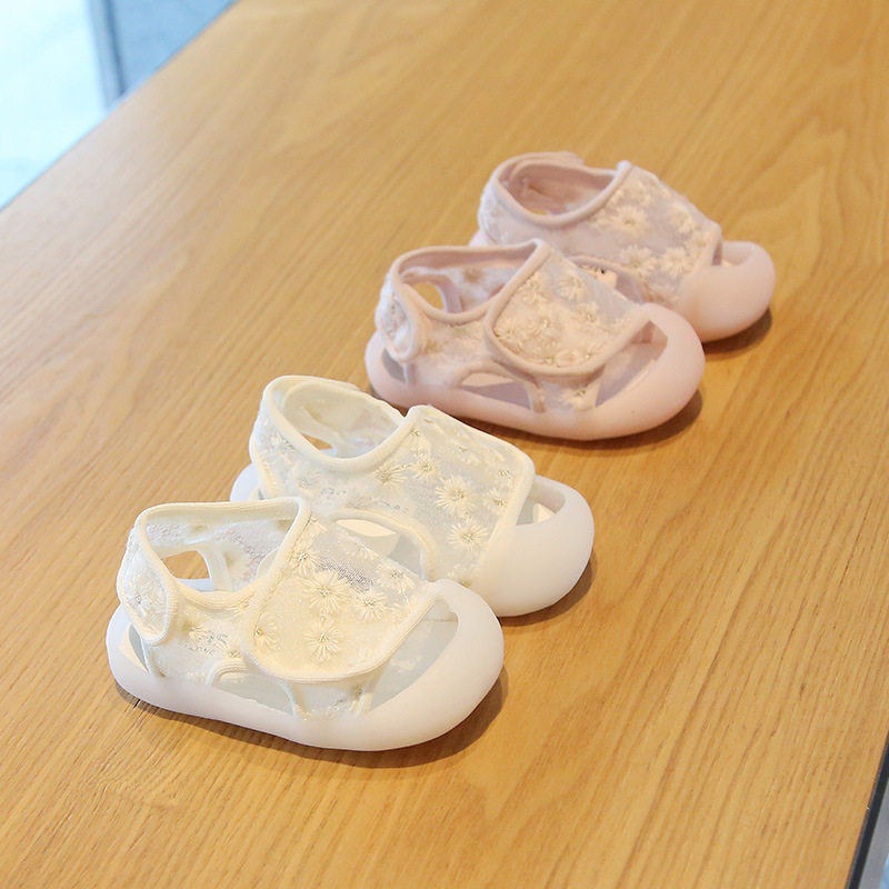 夏季宝宝公主鞋女童0-1一2周岁小童新款包头凉鞋婴儿软底学步鞋子,童鞋/婴儿鞋/亲子鞋,婴儿步前鞋/袜鞋,淘宝优惠券,粉丝福利购,淘宝优惠卷