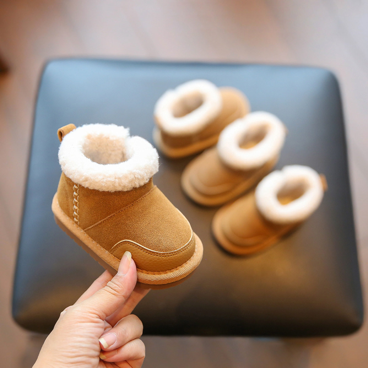 小步点男宝宝雪地靴冬季婴儿鞋子加绒保暖女宝学步鞋防滑儿童棉鞋,童鞋/婴儿鞋/亲子鞋,婴儿步前鞋/袜鞋,淘宝优惠券,粉丝福利购,淘宝优惠卷