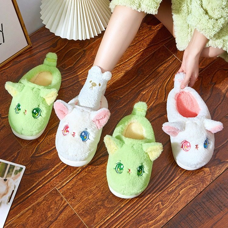 2022新款棉拖鞋女秋冬季加绒毛绒家用室内家居防滑厚底卡通毛拖鞋,女鞋,棉鞋,淘宝优惠券,粉丝福利购,淘宝优惠卷